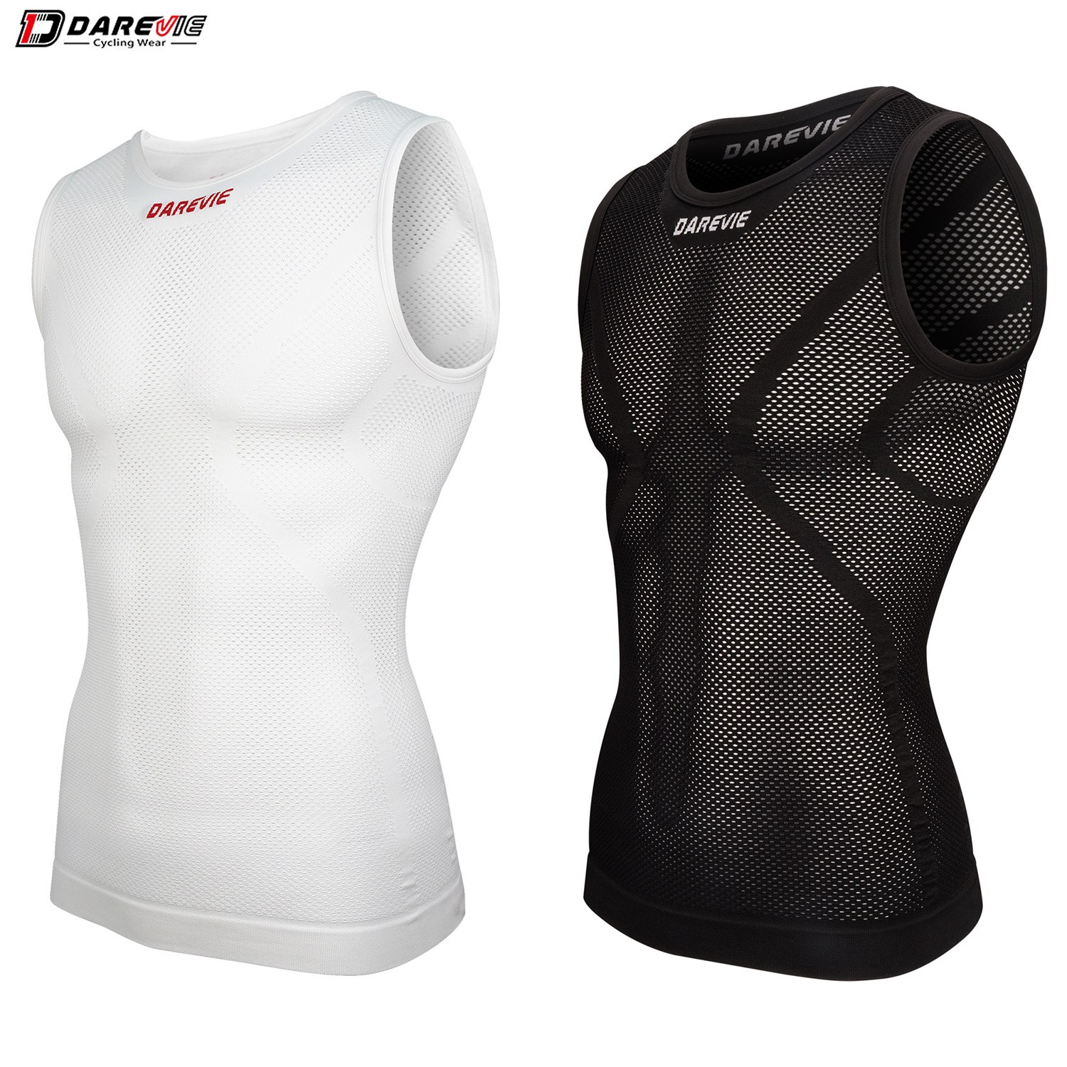 Sleeveless Undershirt - Darevie เสื้อปั่นจักรยานชั้นแรกสำหรับผู้ชายเสื้อซับในจักรยานแบบไร้ตะเข็บสำหรับผู้หญิง