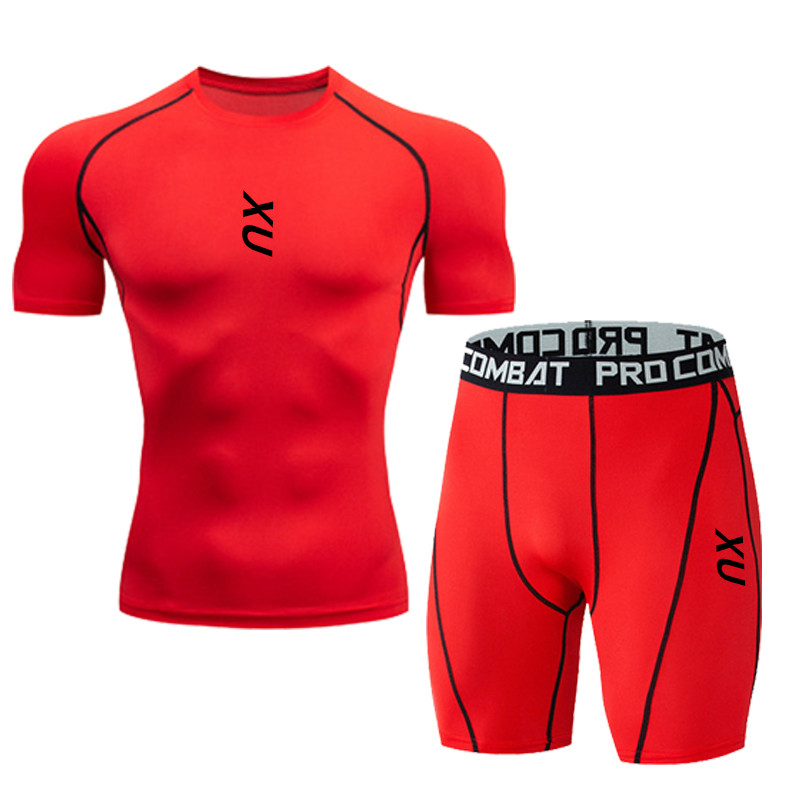 เสื้อยืดวิ่งผู้ชายแบบรัดรูป แข - T Shirt Tight Fit บทวิจารณ์และราคา