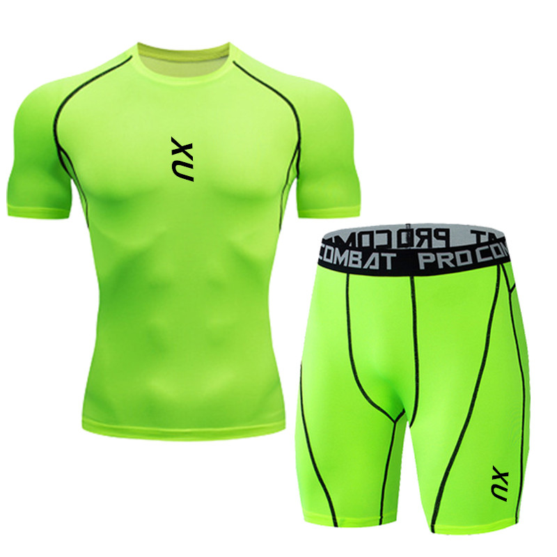 เสื้อยืดวิ่งผู้ชายแบบรัดรูป แข - T Shirt Tight Fit บทวิจารณ์และราคา
