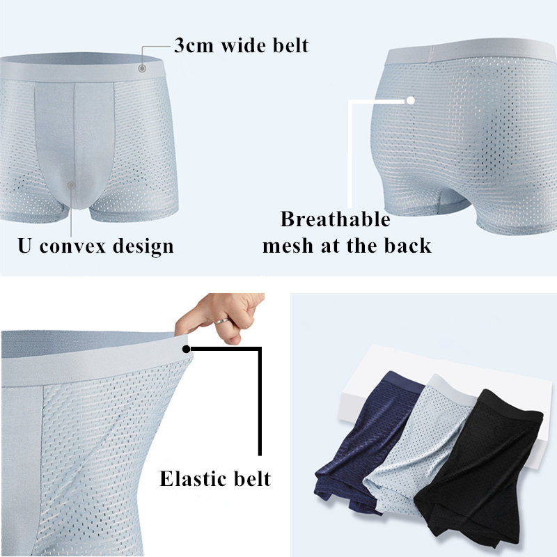 4ชิ้น/ล็อตชุดชั้นในผู้ชายกางเก - Multi Pack Underwear บทวิจารณ์และราคา