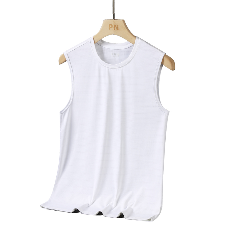 ฤดูร้อนใหม่คุณภาพสูงผ้าไหมน้ํา - Sleeveless Undershirt บทวิจารณ์และราคา