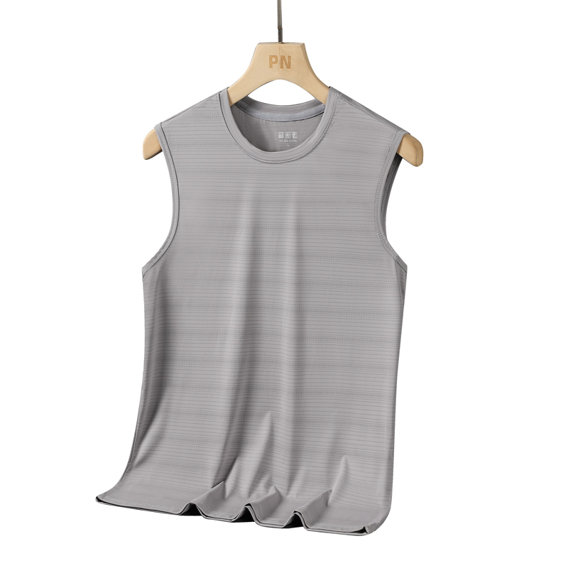ฤดูร้อนใหม่คุณภาพสูงผ้าไหมน้ํา - Sleeveless Undershirt บทวิจารณ์และราคา